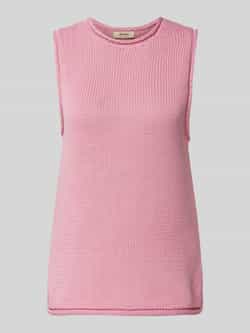 MOS MOSH Gebreide top met ronde hals model 'AUBIN'
