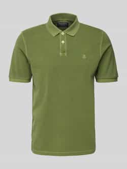 Marc O'Polo Regular fit poloshirt van puur katoen met logostitching