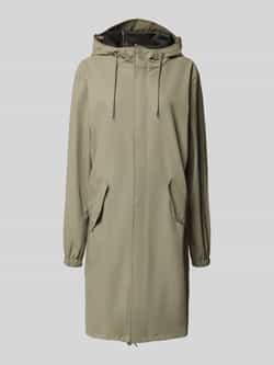 Rains Parka met klepzakken model 'Fishtail'