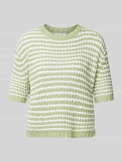Opus Stijlvolle Pullover met Palvadora Detail Green Dames