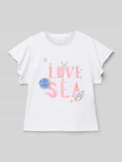 Name it T-shirt met statementprint model 'SEA'