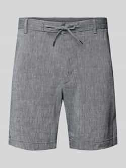 Boss Regular tapered fit korte broek met tunnelkoord model 'Kane'