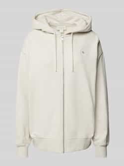 Calvin Klein Sweatvest WOVEN LABEL ZIP-THROUGH