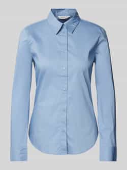 Tom Tailor Regular fit blouse met lange mouwen van katoenmix