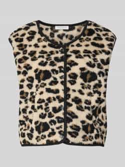 Christian Berg Woman Gilet met drukknoopsluiting