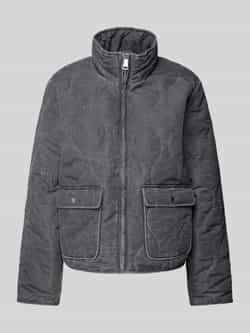Vero Moda Regular fit jack met golvende doorgestikte naden en denimlook model 'LEA'