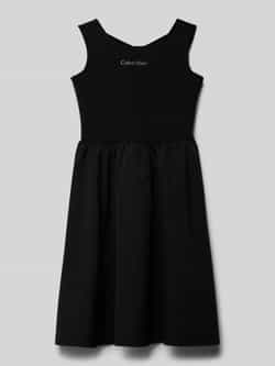 Calvin Klein Jeans Jurk met labelprint