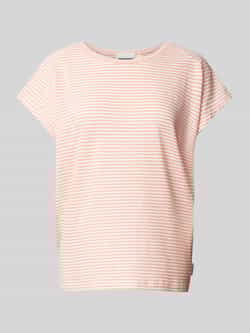ARMEDANGELS T-shirt met geribde ronde hals model 'ONELIAA'