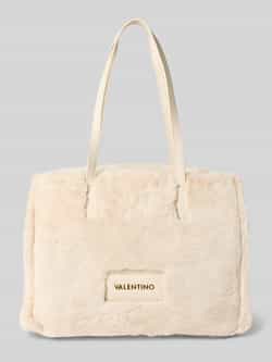 VALENTINO BAGS Shopper van imitatiebont met labeldetail model 'SPECIAL FADIA'