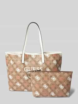 Guess Beige Synthetische Winkel Tas Multicolor Dames