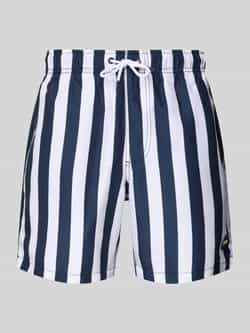 Shiwi Regular fit zwembroek met labelpatch