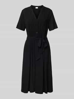 Vila Jurk met overhemdkraag VIMOASHLY S S MIDI DRESS NOOS