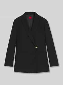 HUGO Getailleerde lange blazer met wikkellook model 'AMEANE'