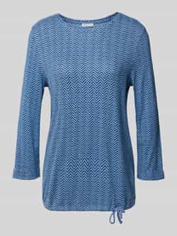 Tom Tailor Comfort fit shirt met lange mouwen van viscosemix