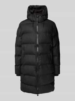 Rains Regular fit gewatteerde lange jas met capuchon model 'Alter'