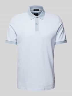 Boss Regular fit poloshirt met labeldetail model 'Parlay'