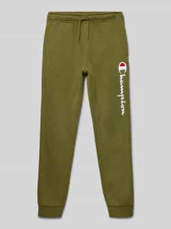 Champion Regular fit sweatpants met labelstitching