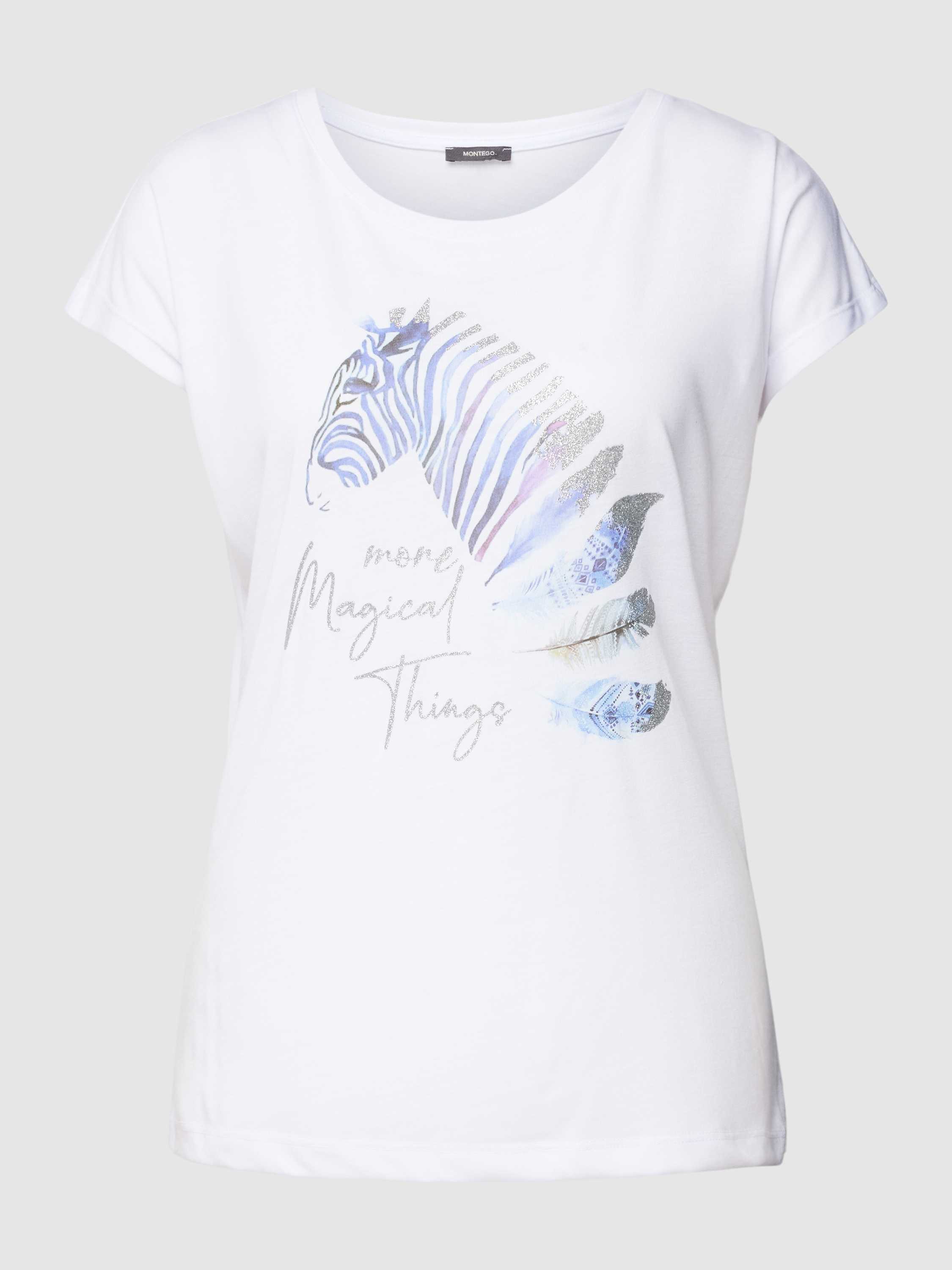 Montego T-shirt met motiefprint