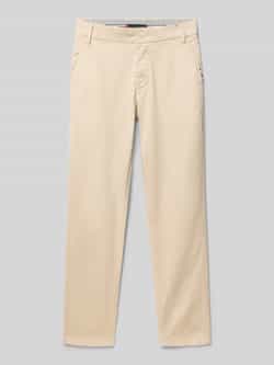 regular fit chino van katoenmix
