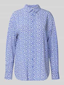 Christian Berg Woman Regular fit overhemdblouse van viscose met grafisch motief