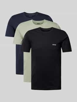Boss T-shirt met labelstitching