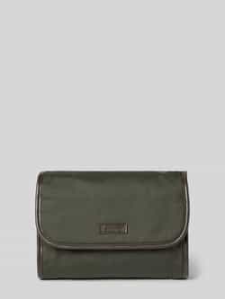 Barbour Toilettas met labeldetail