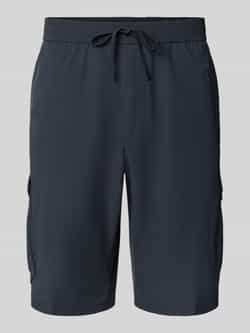BOSS Green Tapered fit bermuda met cargozakken