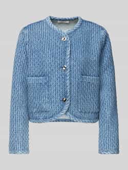 Rich & Royal Jeansblazer Met afgewerkte rand
