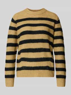 MOS MOSH Gebreide pullover met ronde hals model 'THORA'