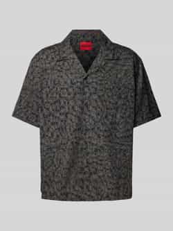 HUGO Regular fit vrijetijdsoverhemd met all-over motiefprint model 'Egeeno'