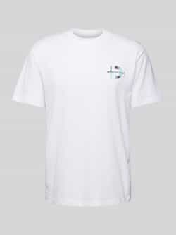 Tom Tailor Denim Relaxed fit T-shirt met labelprint