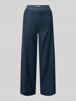 Raphaela By Brax Flared stoffen broek met elastische band model 'Pam'