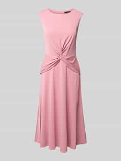 Lauren Ralph Lauren Midi-jurk met knoopdetail model 'TESSANNE'