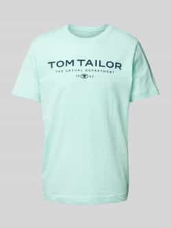 Tom Tailor Regular fit T-shirt van puur katoen