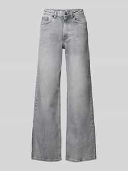 Only Wide fit high rise jeans van hoogwaardige katoenmix model 'JUICY'