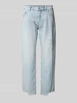MAC Straight fit jeans met siernaden opzij model 'Aleksa'