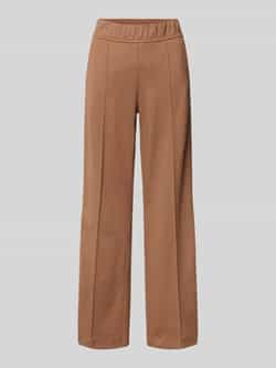 ROSNER Wide leg stoffen broek met elastische band model 'May'