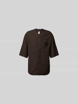 Wood Regular fit vrijetijdsoverhemd in gebreide look