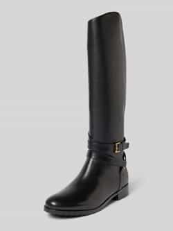 Lauren Ralph Lauren Leren laarzen met doornsluiting model 'COLLINS'