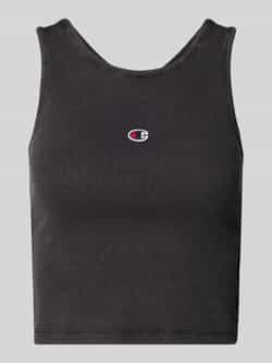 Champion Fitted fit korte top met labelstitching