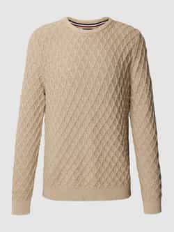Lindbergh Gebreide pullover met structuurmotief