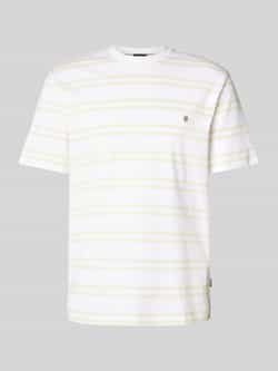 Boss T-shirt met labeldetail model 'Taut'