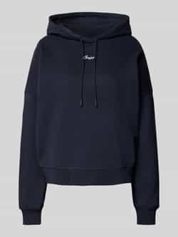 Boss Orange Hoodie met labelstitching model 'Ehoody'