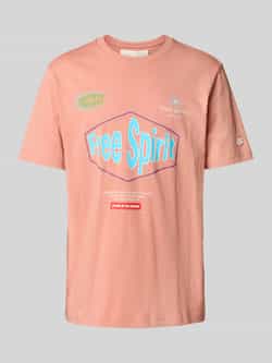 Champion T-shirt met labeldetails