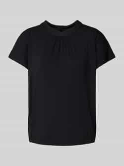 Opus Korte Mouw Top met Sizorello Detail Black Dames