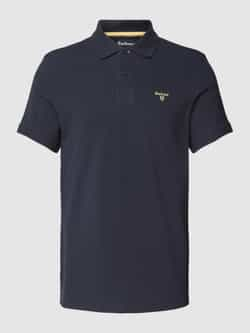 Barbour Slim fit poloshirt met labelstitching