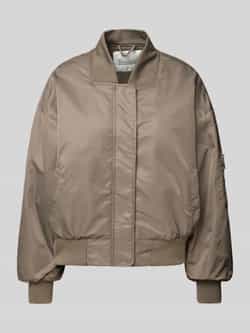 MY ESSENTIAL WARDROBE Dames Jassen Helgamw Short Bomber Jacket Gebroken Wit