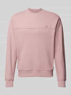 Boss Orange Shirt met lange mouwen en labelstitching model 'We_Natural'
