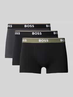 Boss Regular fit boxershort van een mix van katoen en elastaan in een set van 3 stuks