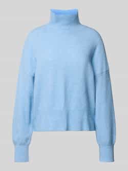 Samsøe Gebreide pullover van wolmix met opstaande kraag model 'NOLA'